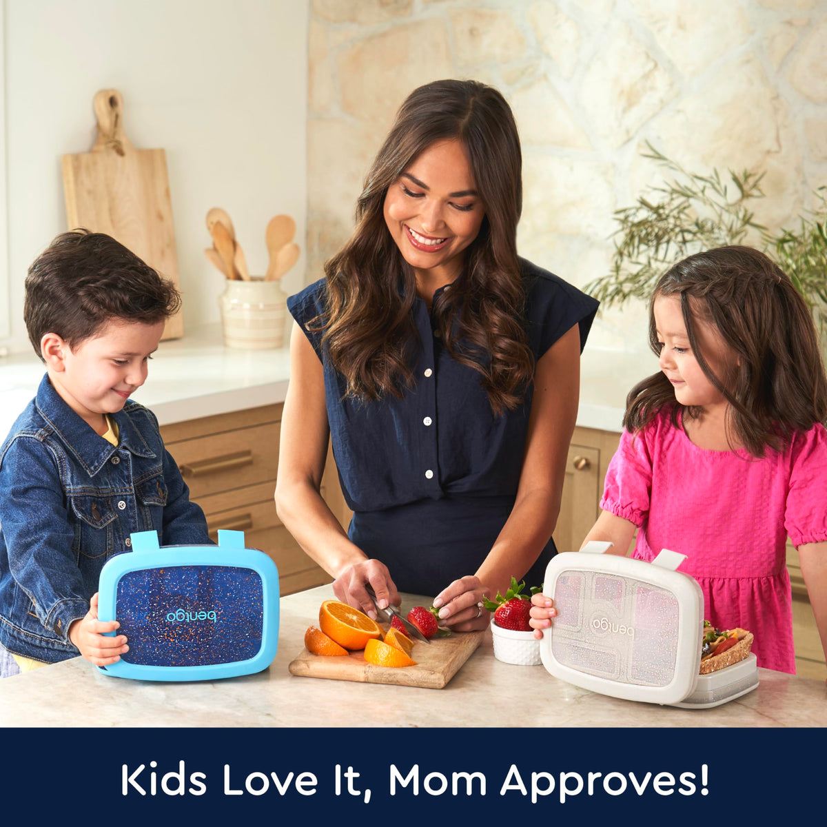 Bentgo Kids drop-proof lunch box protects contents when kids are active