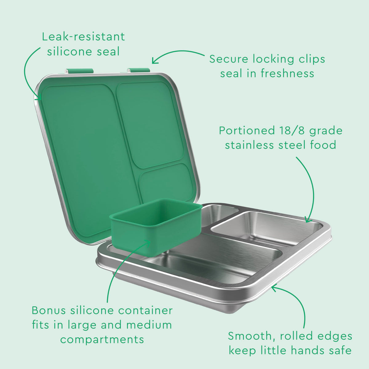Eco-friendly packaging supports reusable lunch solutions
