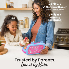 Bentgo Kids five compartments lunchbox showing organized portions