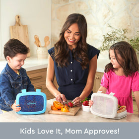 Bentgo Kids Glitter Edition dishwasher-safe removable tray for easy cleaning