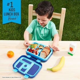 Bentgo Kids glitter edition lunch box with open lid for easy access at school