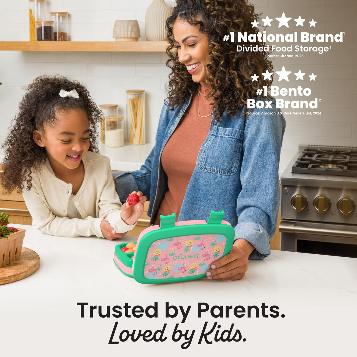 Bentgo Kids leak-proof lid demonstrates mess-free transport for school and activities.