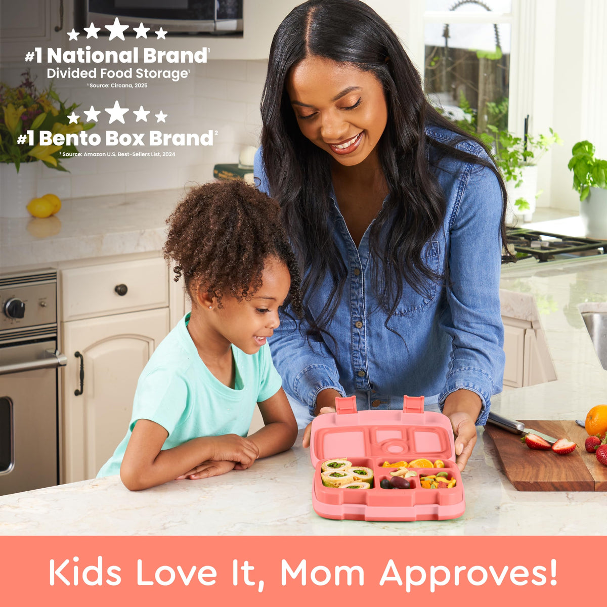 Bentgo Kids leak-proof lid with dual latches keeps messes contained