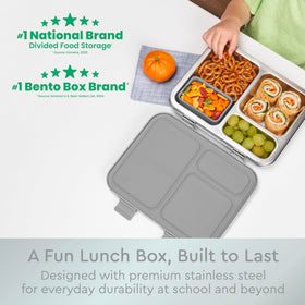 Bentgo Kids leak resistant seal keeping meals secure during transit