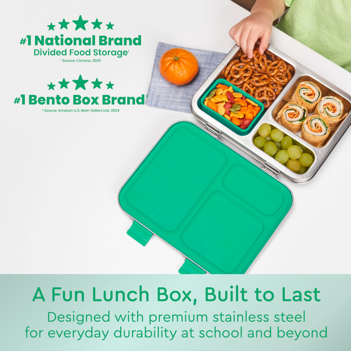 Bentgo Kids leak-resistant seal preserves freshness during transit