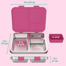 Bentgo Kids lightweight and portable for backpacks.