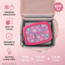 Bentgo Kids lunch bag adjustable strap for comfortable wear.