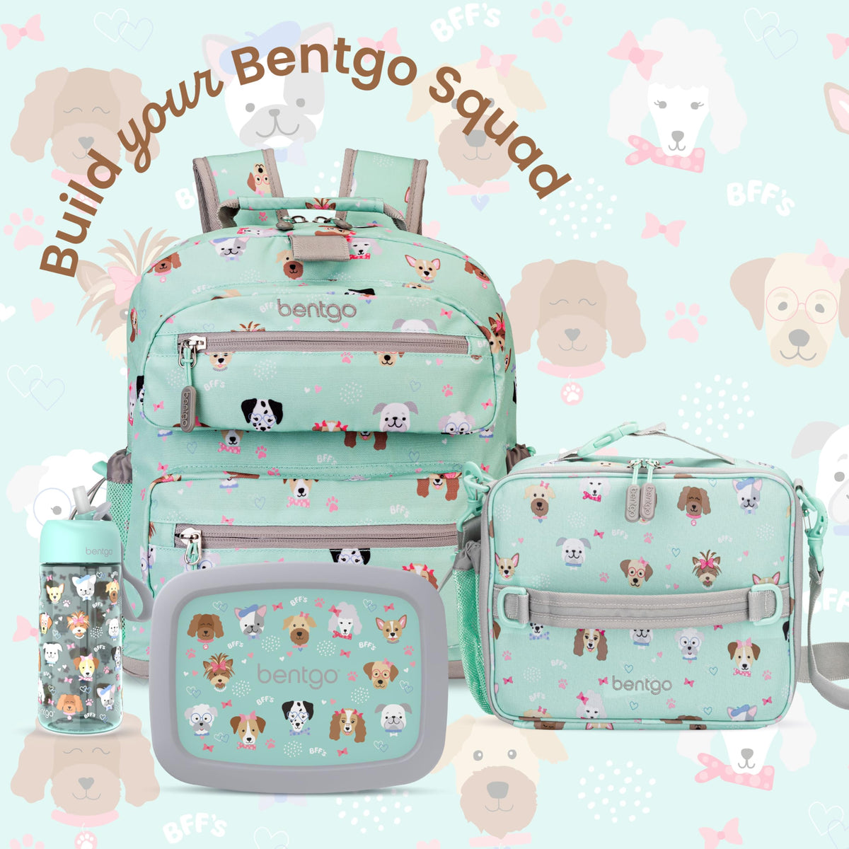 Bentgo Kids lunch bag backpack attachment supports hands-free school routines.