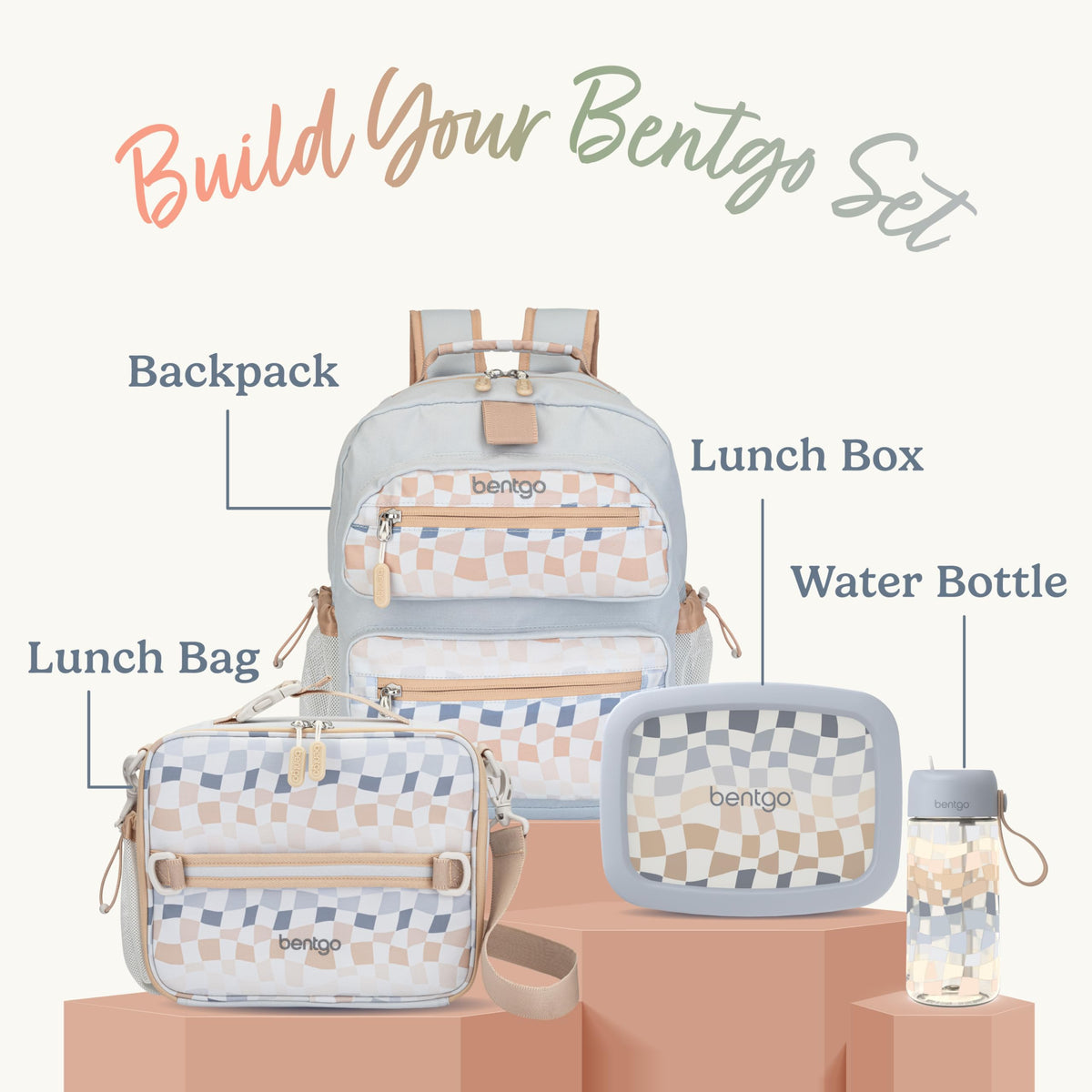 Bentgo Kids Lunch Bag built-in D-ring attachments enable hands-free backpack compatibility.