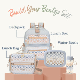 Bentgo Kids Lunch Bag built-in D-ring attachments enable hands-free backpack compatibility.
