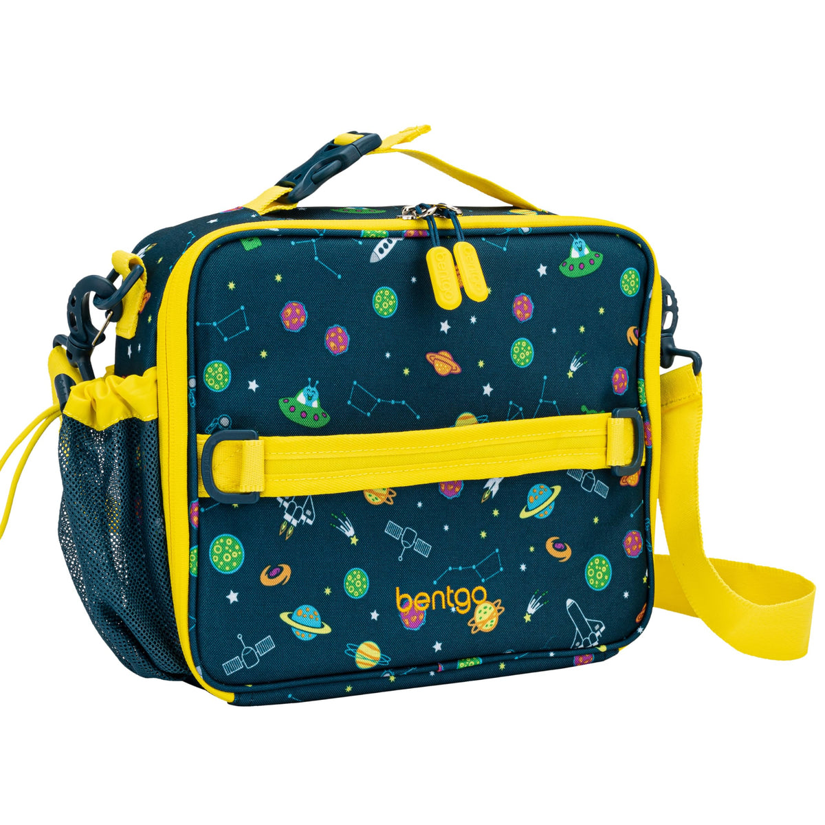 Bentgo Kids Lunch Bag with double insulation keeps meals fresh on the go.