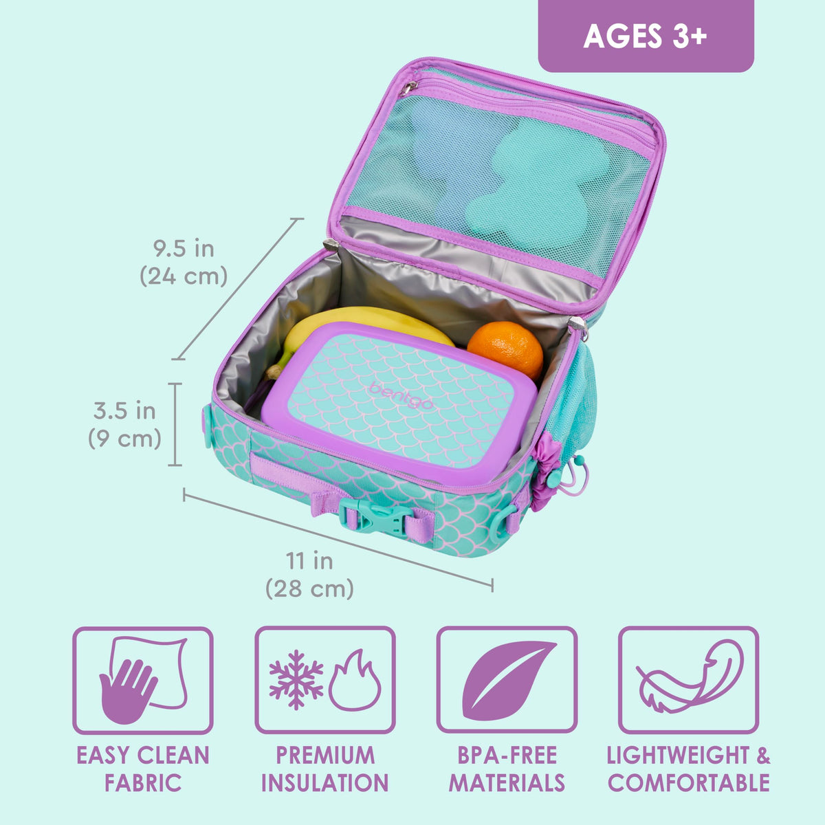Bentgo double insulation preserves meals' temperature