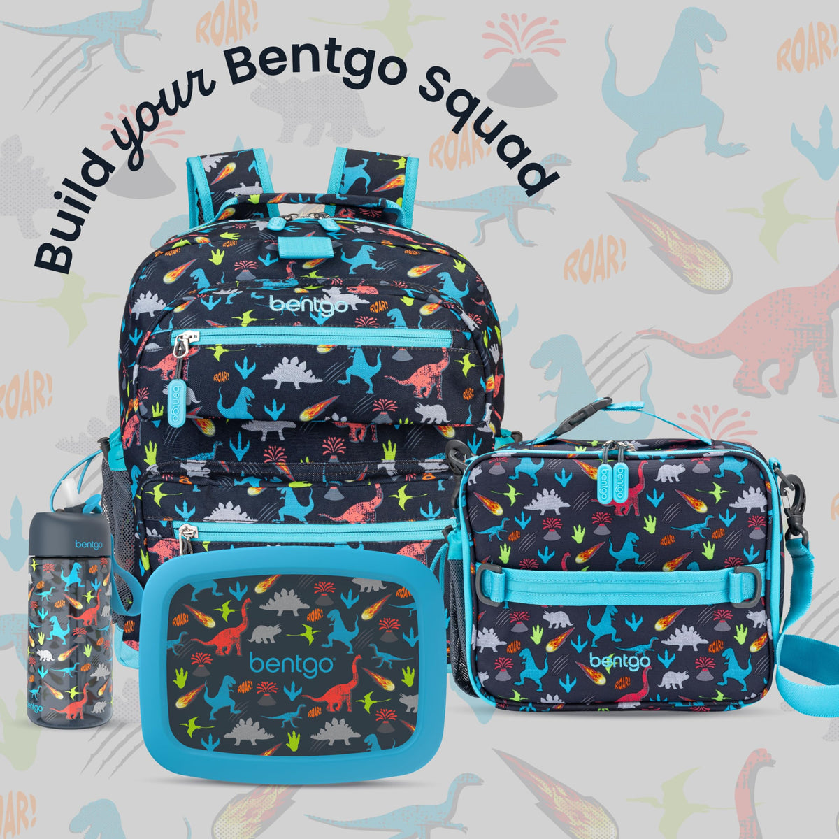 Bentgo dinosaur print lunch bag keeps meals fresh during busy school days.