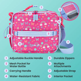Bentgo Kids Lunch Bag durable zippers endure daily use.