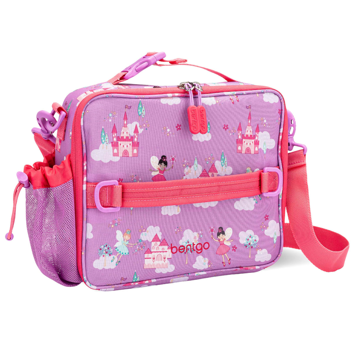 Bentgo Kids lunch bag front view shows durable, kid-friendly design for on-the-go meals.