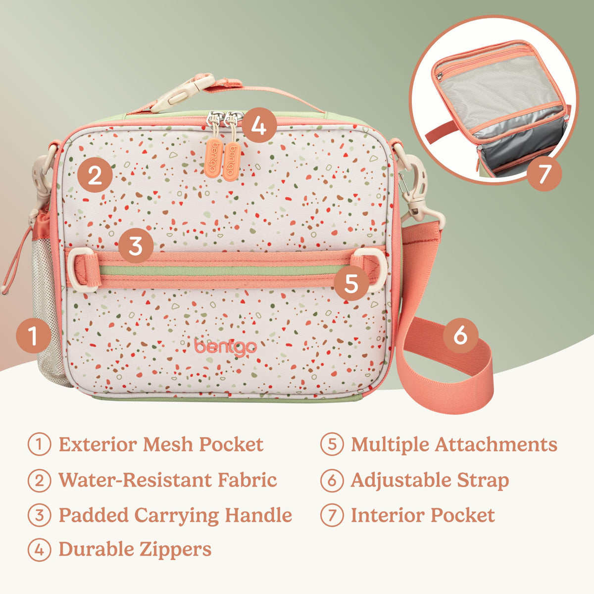 Bentgo Kids lunch bag insulated compartment keeps contents organized