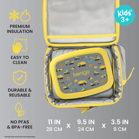 Bentgo Kids Lunch Bag kid-friendly zippers for quick access after activities