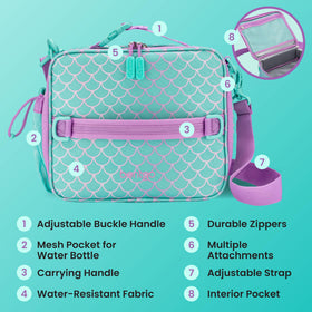 Bentgo lunch bag fits lunch box and extra snacks