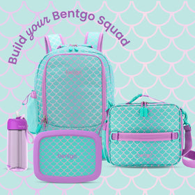 Bentgo Mermaid bag with adjustable strap is easy to clean