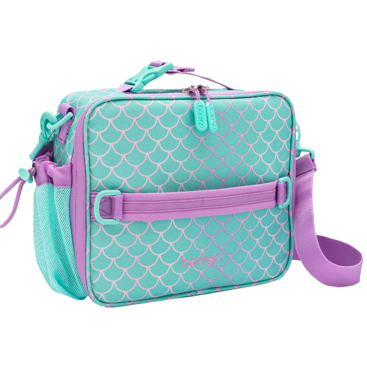 Bentgo Kids Mermaid lunch bag with padded handle for easy school carry