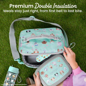 Bentgo Kids lunch bag YKK zippers enable smooth opening for little hands.