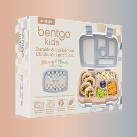 Bentgo Kids-matching-lunch-bag-water-bottle-backpack simplifies school coordination.
