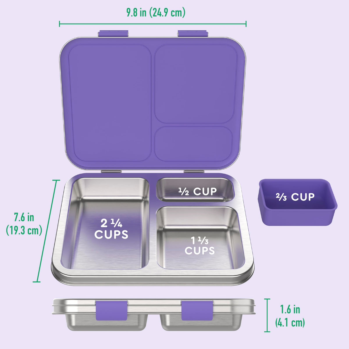 Bentgo Kids meals on the go keep snacks fresh during field trips.
