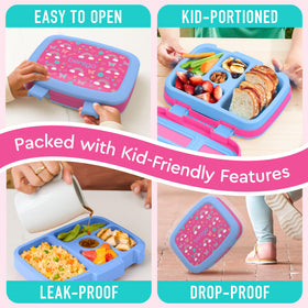 Bentgo Kids microwave-safe tray ready for reheating at school or home