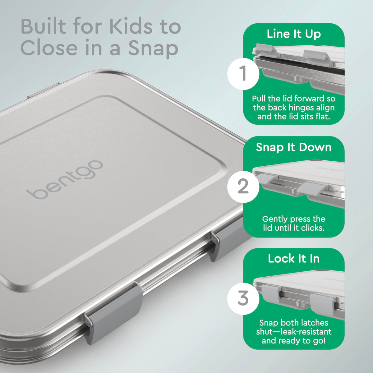 Bentgo Kids optional fourth compartment for extra snack space