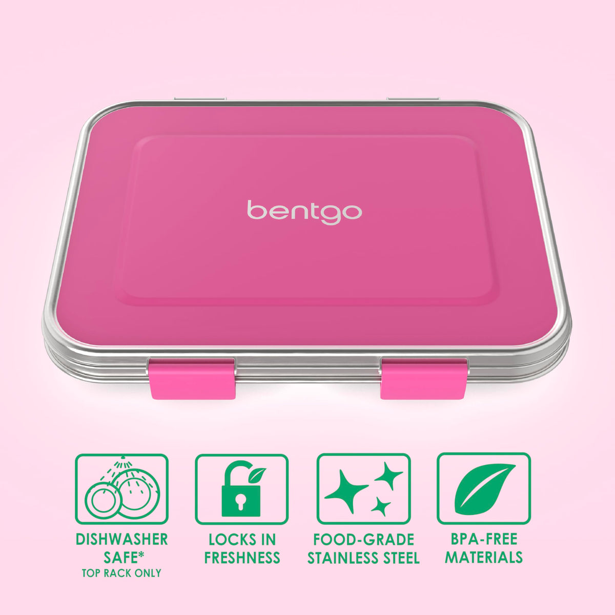Bentgo Kids silicone container adds a fourth compartment for snacks.