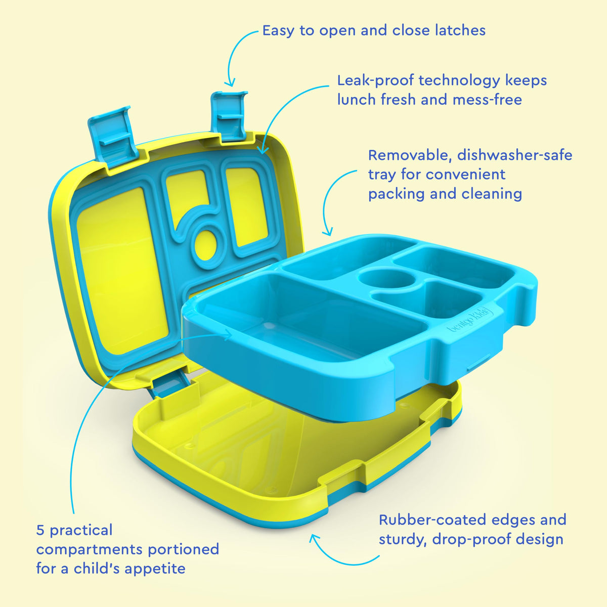 Bentgo Kids PFAS- and BPA-free materials ensure safe everyday use.