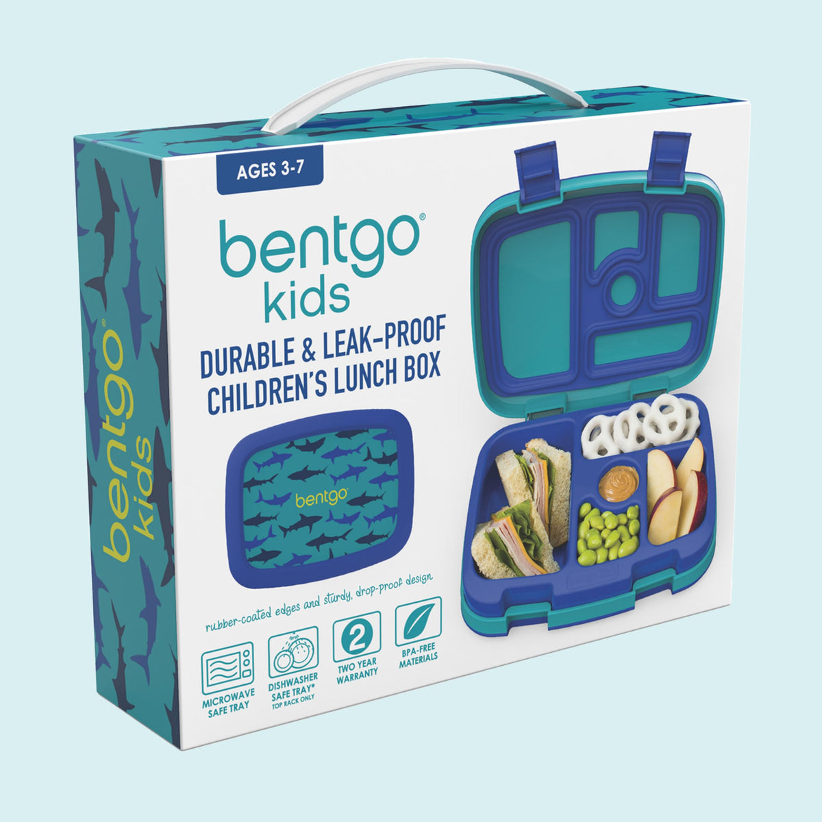 Bentgo Kids Prints fits in backpacks for school and daily adventures