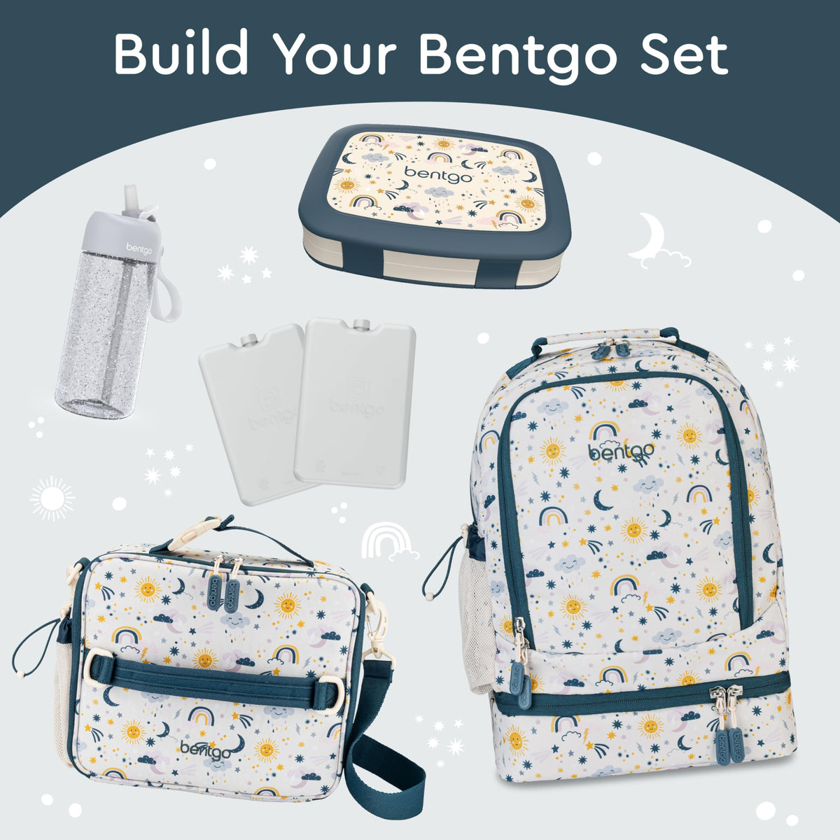 Bentgo Kids Prints BPA-free, PFAS-free materials support safe, reusable lunches.