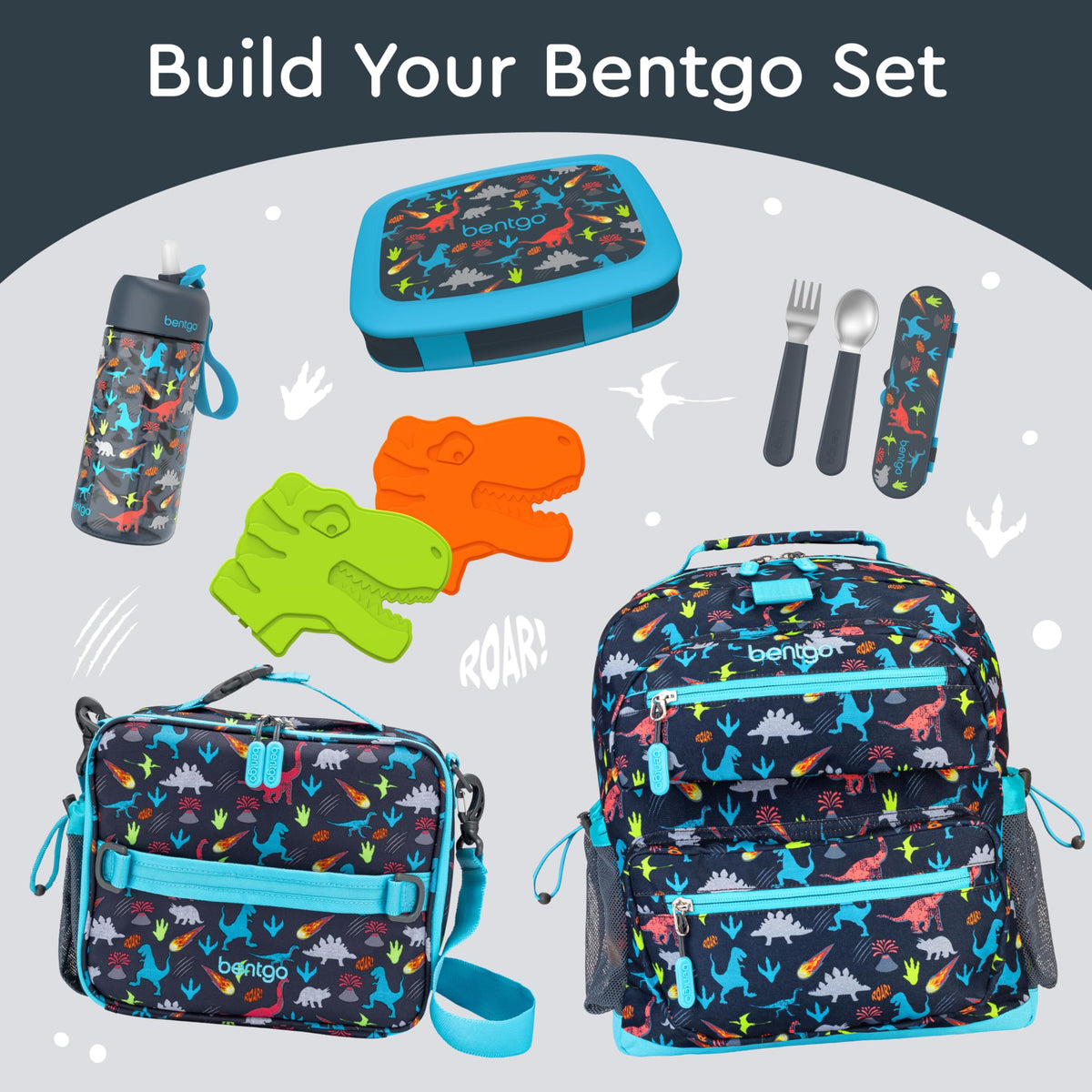 Bentgo Kids Prints dishwasher-safe design for easy cleanup