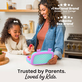 Bentgo Kids Prints drop-proof design guards against spills during active play.
