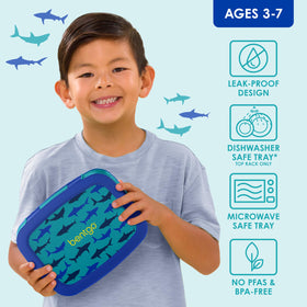 Bentgo Kids Prints drop-proof construction protects meals during active days
