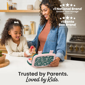 Bentgo Kids Prints 5-compartment design helps balance portions for healthy lunches