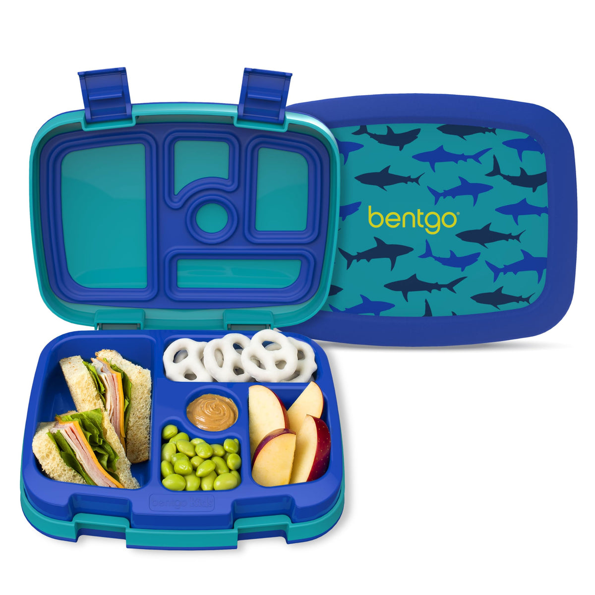 Bentgo Kids Prints leak-proof lunch box with secure lid for mess-free school lunches