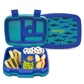 Bentgo Kids Prints leak-proof lunch box with secure lid for mess-free school lunches