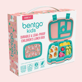 Bentgo Kids Prints Llamas ideal for ages 3–7 with kid-sized portions.