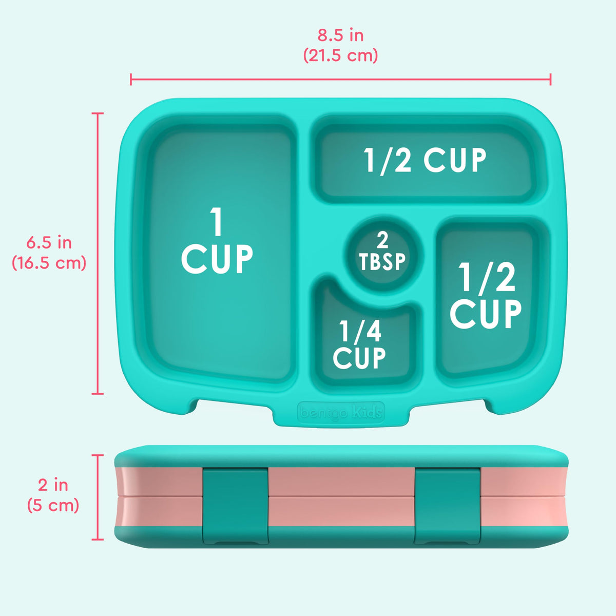 Bentgo Kids Prints Llamas portable lunchbox fits backpacks and on-the-go adventures.