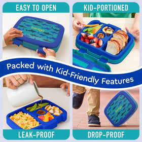 Bentgo Kids Prints microwave- and dishwasher-safe tray for quick meal prep