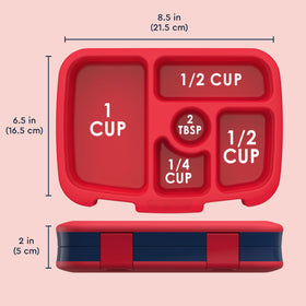 Bentgo Kids Rocket lunchbox leak-proof lid keeps meals neat.