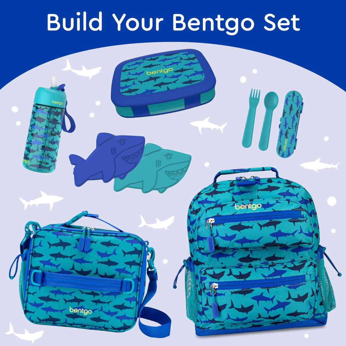 Bentgo Kids Prints secure latches simplify packing and on-the-go use