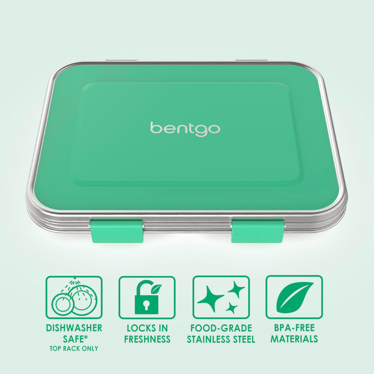 Bonus silicone container adds extra space for dips or snacks