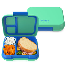 Bentgo Pop leak-proof lunch box in spring green keeps meals mess-free.