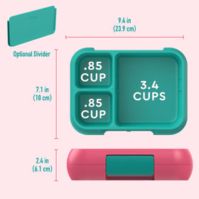 Bentgo Pop is microwave and dishwasher safe for quick cleanup