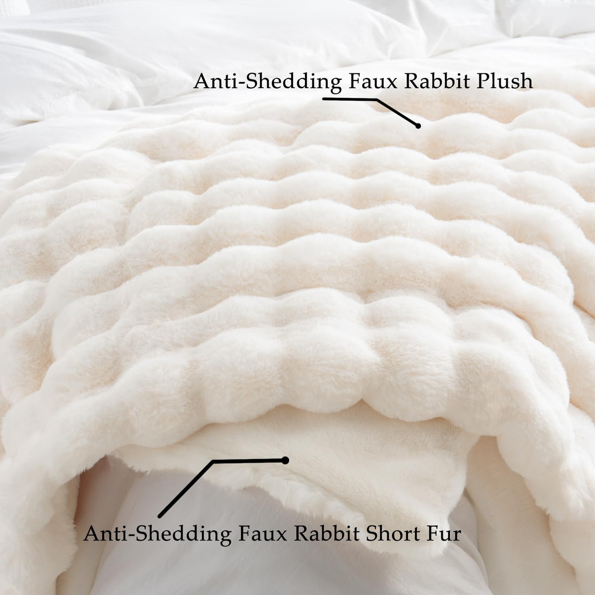 BENVWE gift-ready faux fur blanket suitable for gifting.
