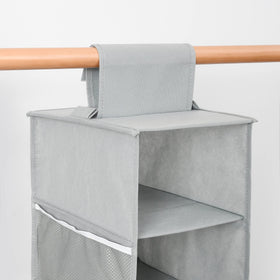 Berdeng gray finish blends with decor and improves visibility.