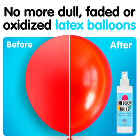 Berkland Balloon Brite spray bottle close-up showing easy trigger mist for instant shine.